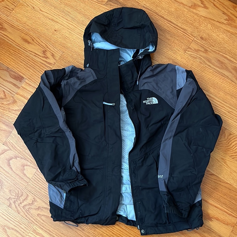 North Face HyVent Waterproof Hooded Jacket with Thermal Inside